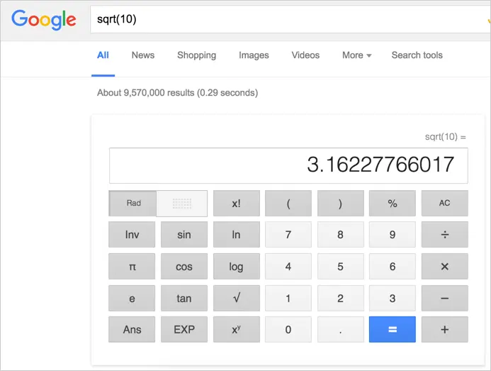 Using Mathematical Expressions in Google Search