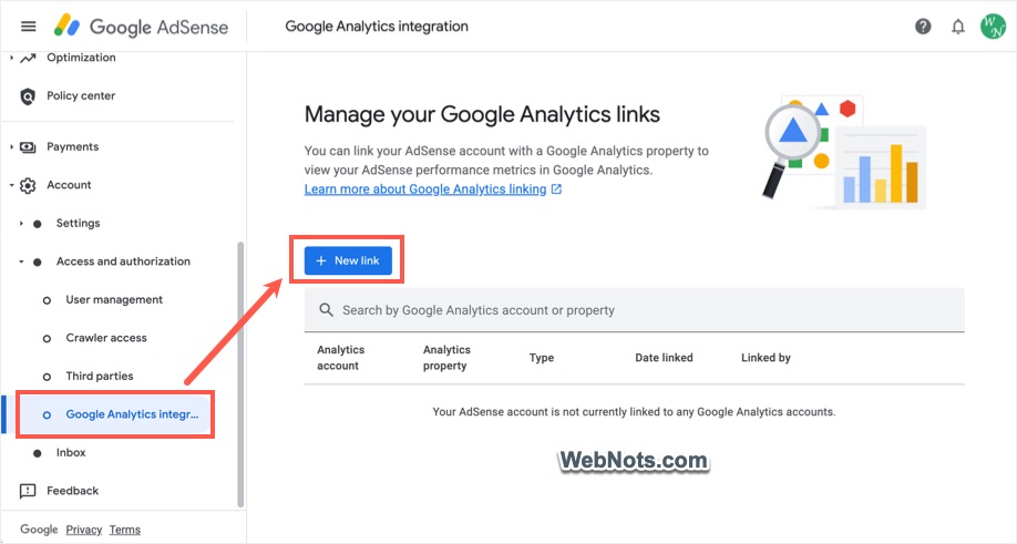 Create New Link