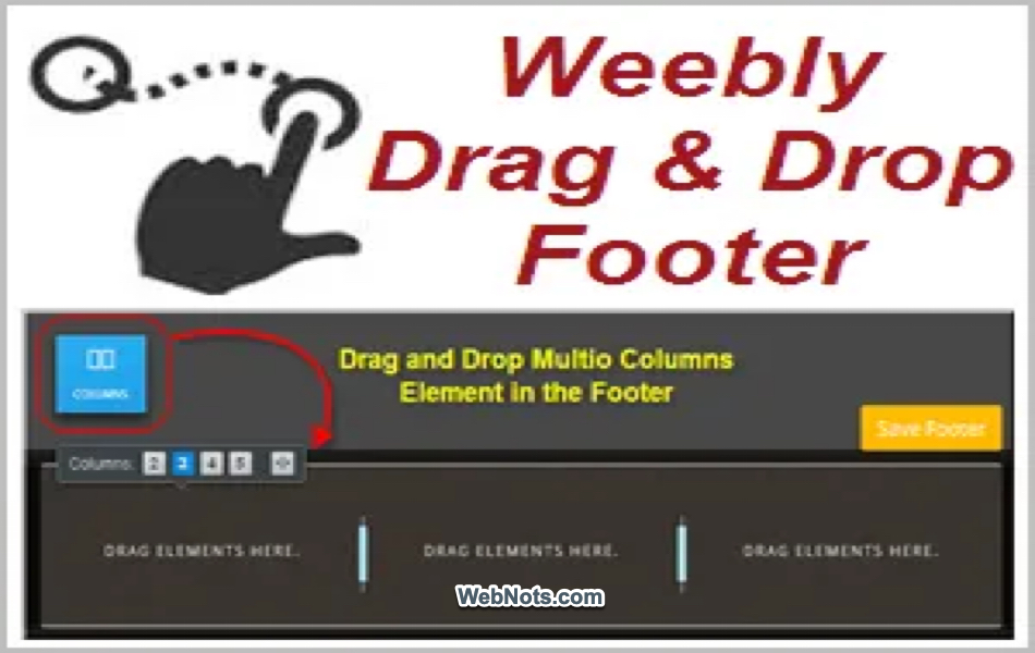 Multi-Column Weebly Footer