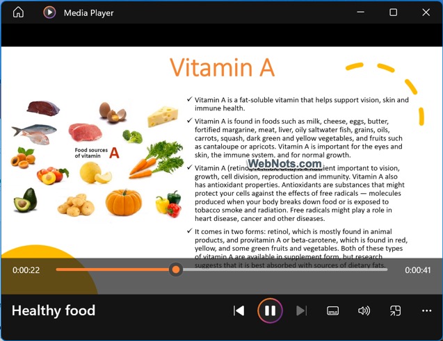 Play Video with Windows Media Player
