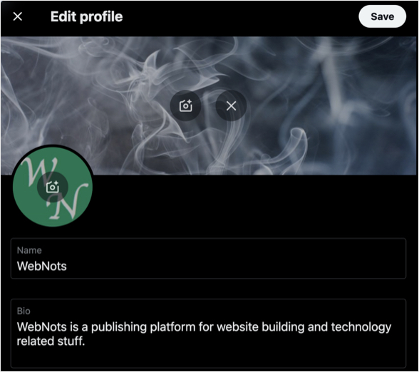 Change Twitter Photo and Header