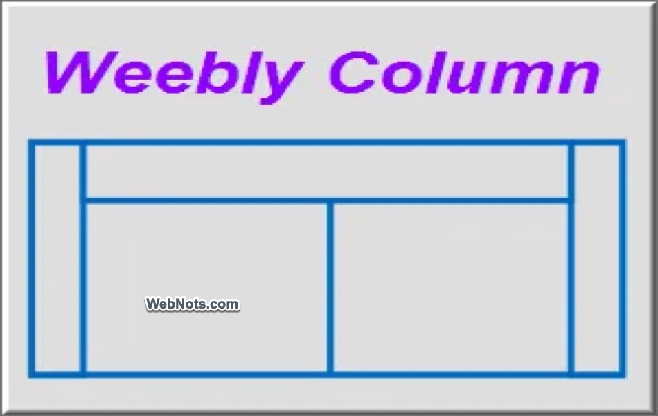 Weebly Multiple Columns