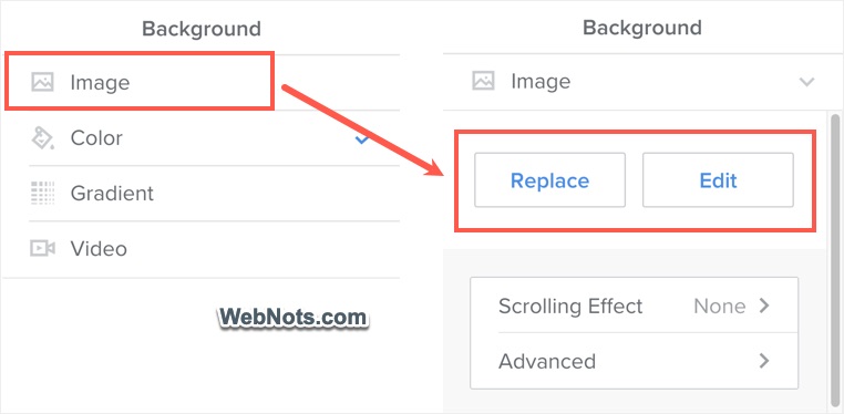 Replace or Edit Image