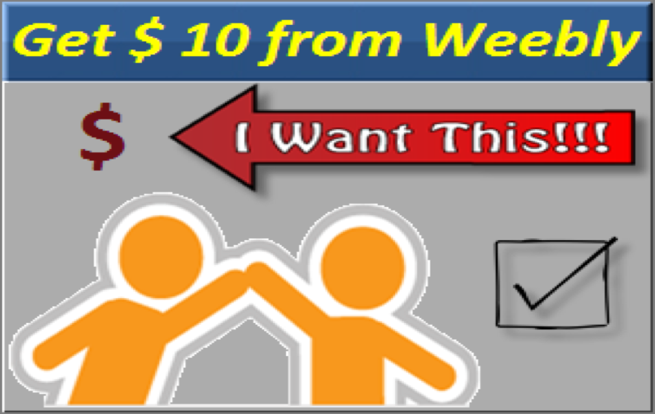 Weebly $10 Referral Commission