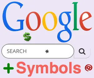 Web Search Symbols