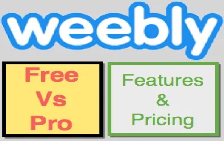 Weebly Free Vs Professional Plans Comparison