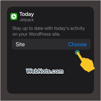 Choose Site to Show