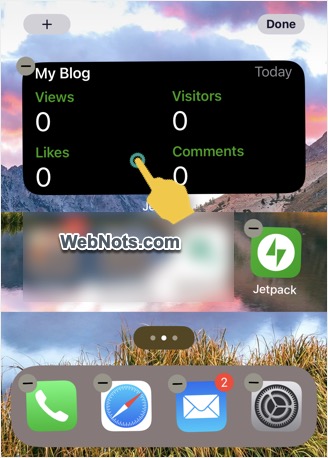 Jetpack Stats Added in Home Screen