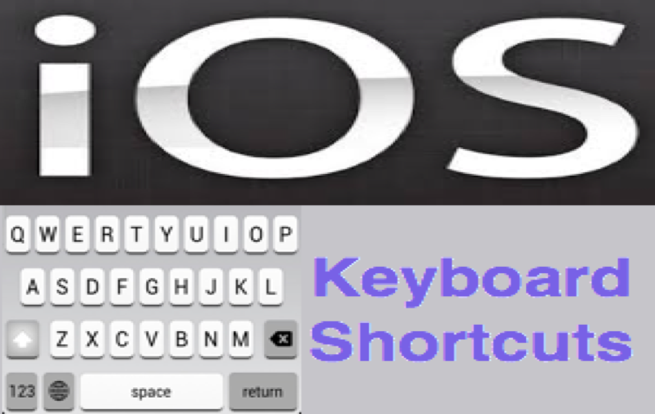 apple keyboard shortcuts iphone