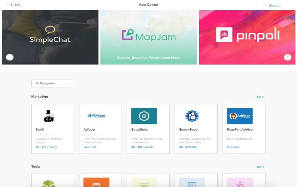 Weebly App Center
