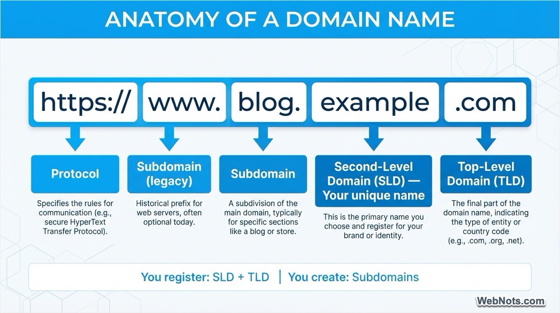 Structure of a Domain Name