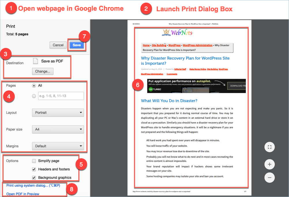 How Convert Webpage to PDF Google Chrome? –