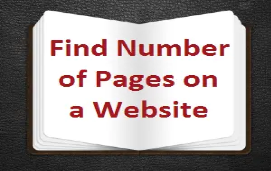 Find Number of Pages on a Website