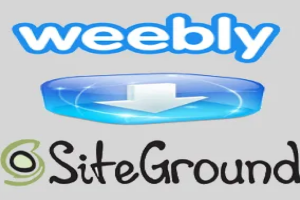 Install Weebly on SiteGround