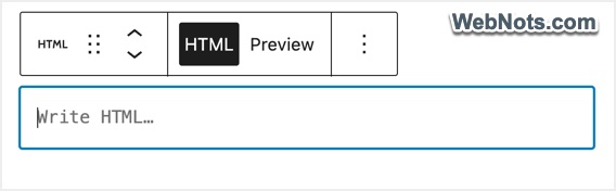 Custom HTML Block