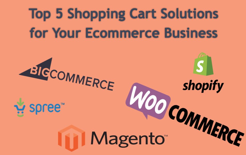 Top 5 Shopping Cart Solutions for Your Ecommerce Business