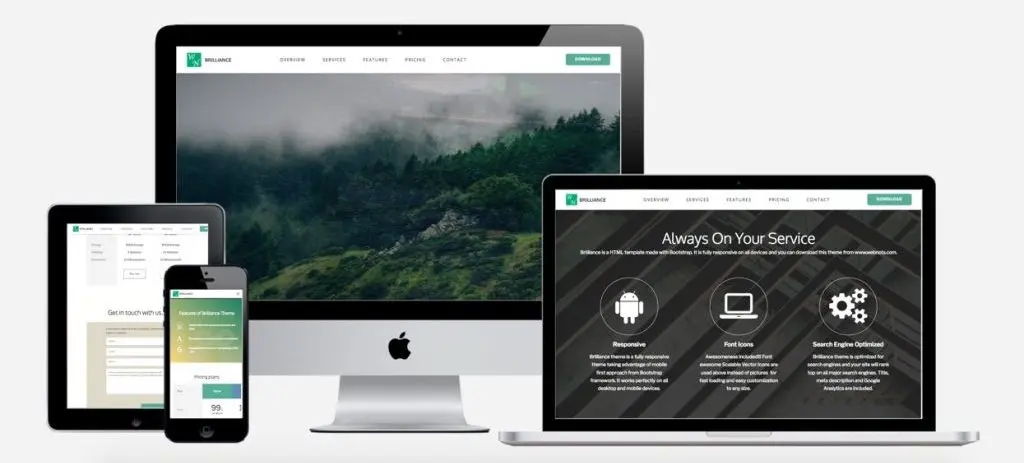 Brilliance Bootstrap Theme