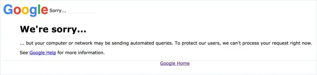 i am not robot google