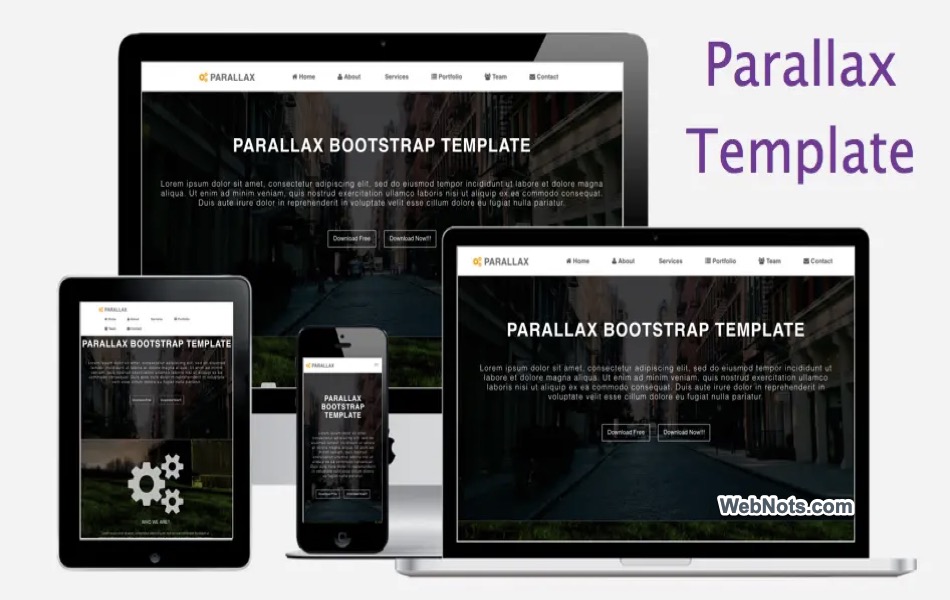 Get Parallax Template