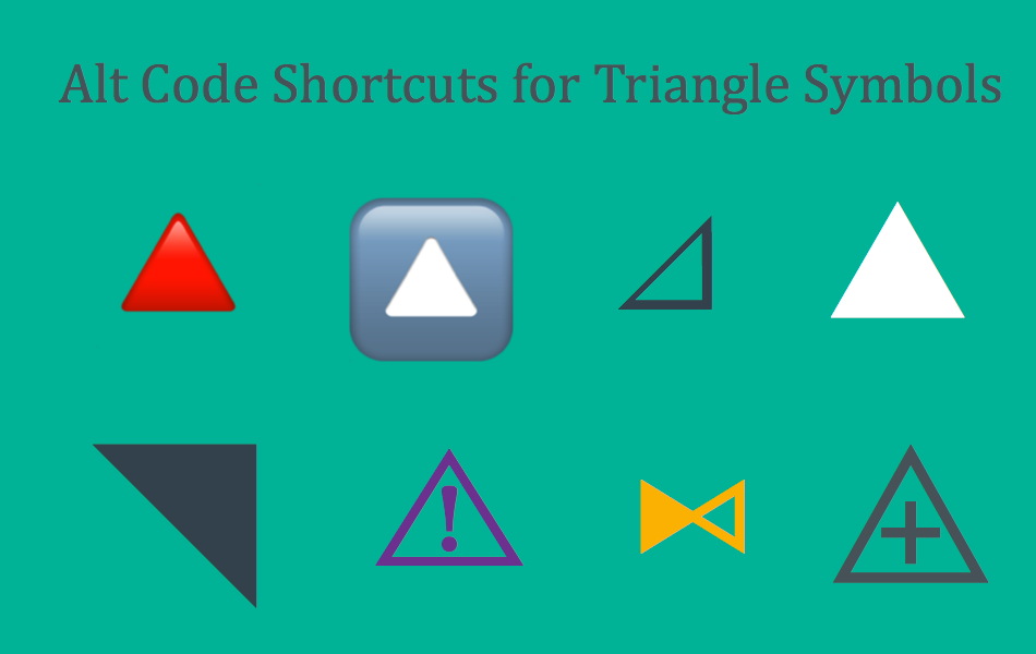 triangle symbol copy and paste