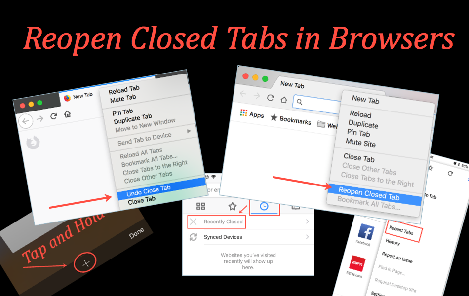 How to Reopen Closed Tabs in Browsers WebNots