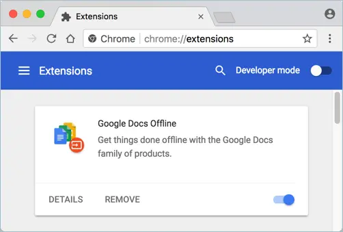 Disable Extensions in Chrome