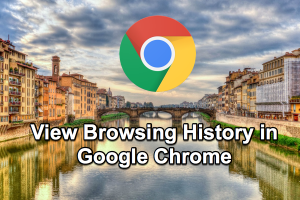 View Browsing History in Google Chrome