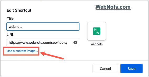 Use Custom Image URL for Thumbnail