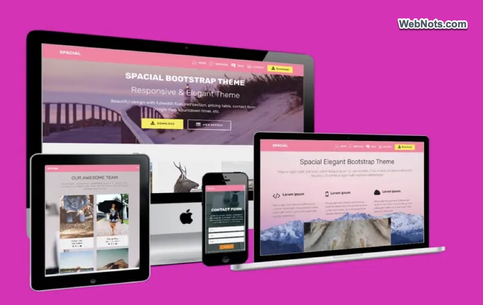 Free Spacial HTML Theme