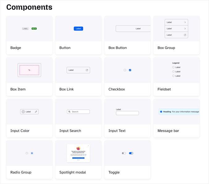 Firefox Acorn Components