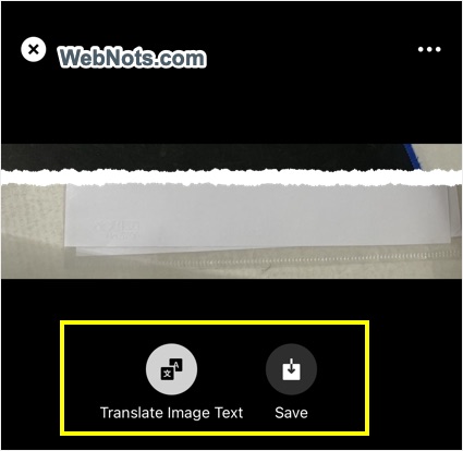 Translate or Save