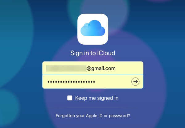 open my icloud