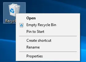 Empty Recycle Bin