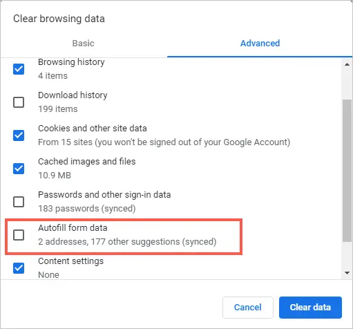 4 Ways to Disable Chrome Autofill and Predictions – WebNots