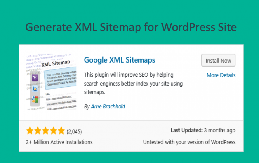 Generate XML Sitemap for WordPress Site
