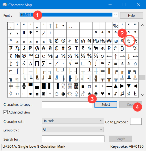 keyboard-shortcuts-for-euro-symbol-in-windows-and-mac-webnots