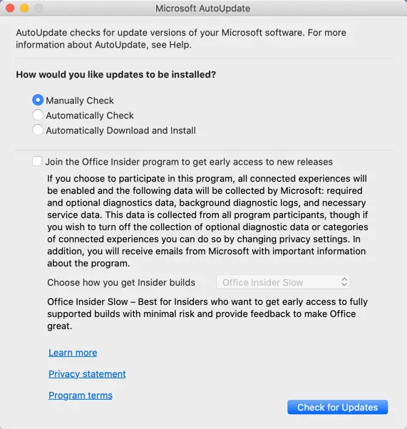 trouble installing microsoft office 365 on mac