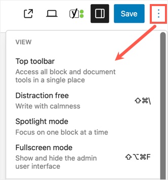 Gutenberg Options