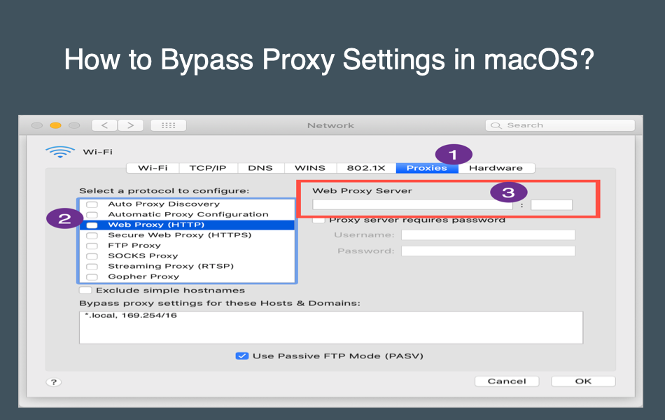 chrome browser proxy settings mac os