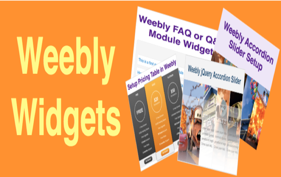 Free Weebly Widgets