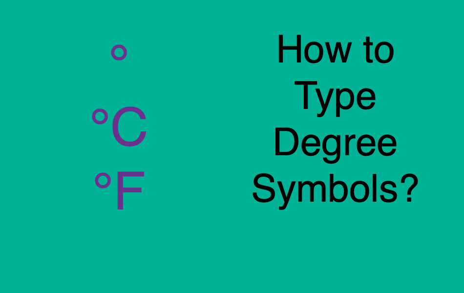 Degree Symbol