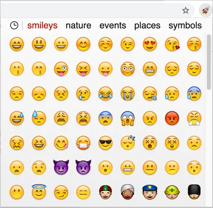 emoji keyboard chrome