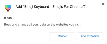 Emoji Klavye'yi Chrome'a ​​yükleyin