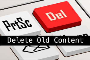 Delete Old Content for SEO
