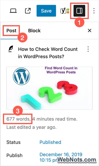 Post Word Count