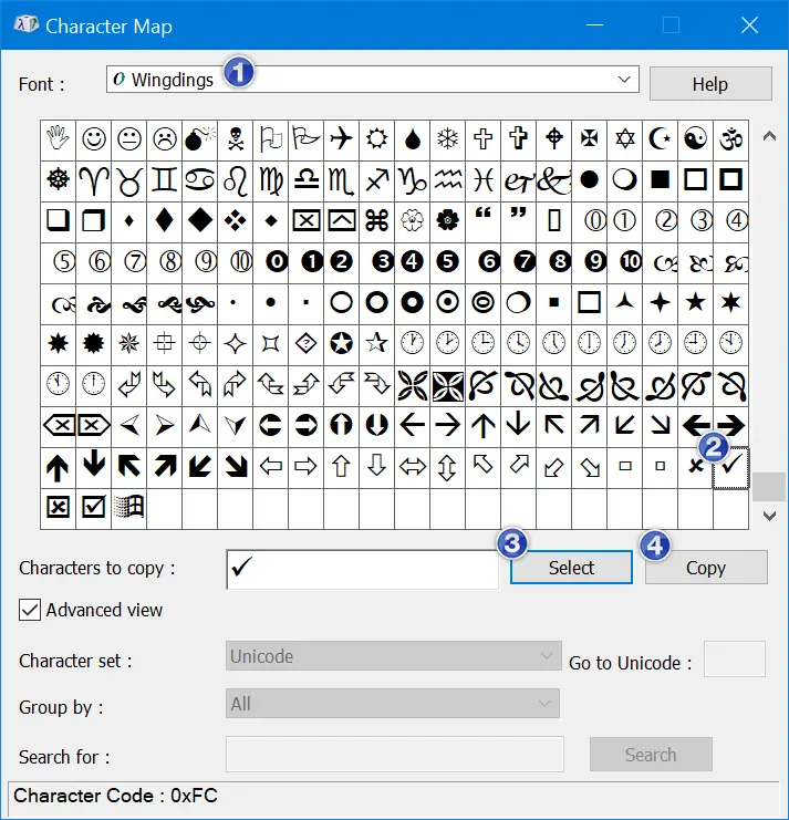 Alt Code For Check Mark In Outlook