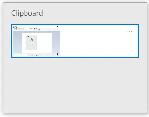 copied text to clipboard