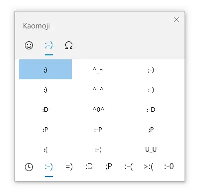 Как открыть смайлики опера