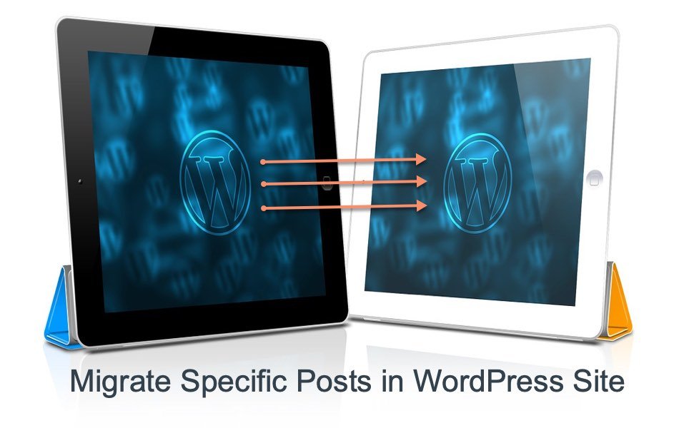 Migrate Specific Posts in WordPress Site