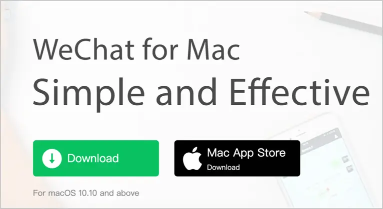 wechat download mac